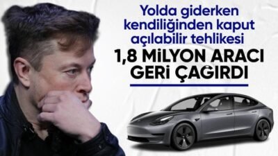 Tesla, araç kaputunun açılarak sürücülerin görüşünü engellemesine neden olabilecek bir