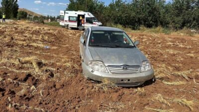 Malatya’nın Doğanşehir ilçesinde otomobilin şarampole düşmesi sonucu 3 kişi yaralandı.