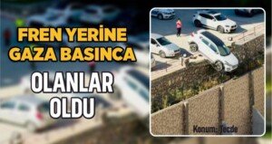 tecde arac istinad duvarinda asili kaldi
