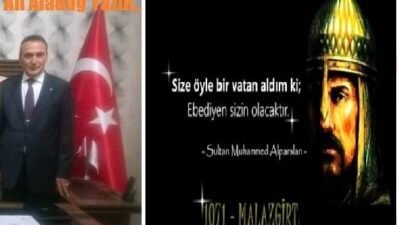 Ali Aladağ…:Malatya Olay…:
Alparslan…Ne güzel bir isim…Tarihe şöyle bir baktığımız da