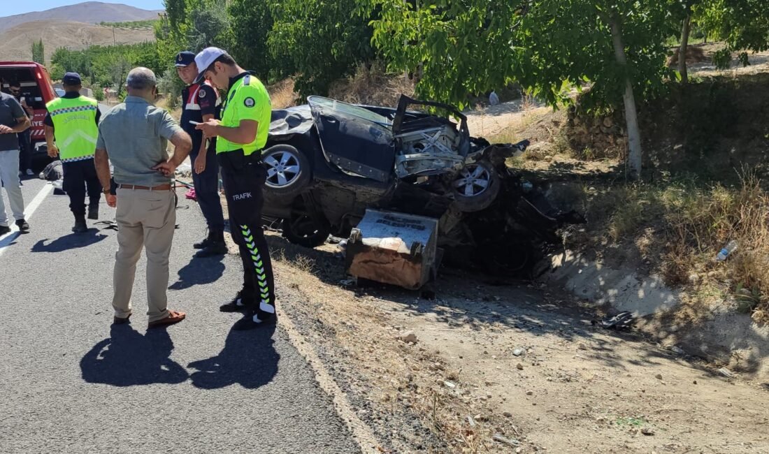 Darende ilçesinde trafik kazası.