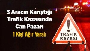 malatya 3 arac trafik kazasi 1 kisi agir yarali