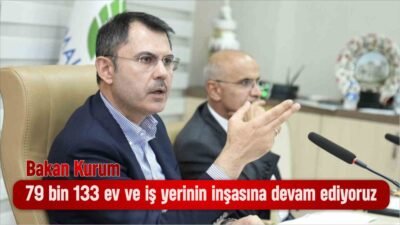 Çevre, Şehircilik ve İklim Değişikliği Bakanı Murat Kurum, deprem bölgesinde