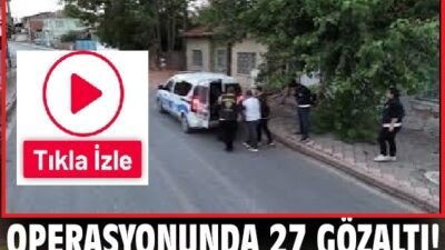 Malatya Asayiş Şube Müdürlüğü Eş Zamanlı Operasyon Düzenledi