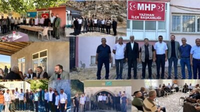 Ali Aladağ…:Malatya Olay…:
MHP Malatya Milletvekili Mehmet Fendoğlu, Yazıhan ilçesindeki 8