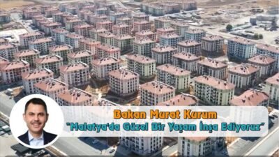 Çevre, Şehircilik ve İklim Değişikliği Bakanı Murat Kurum, Malatya'da kısa