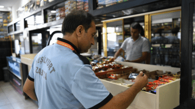yesilyurt belediyesi zabita okullarda gida denetimi