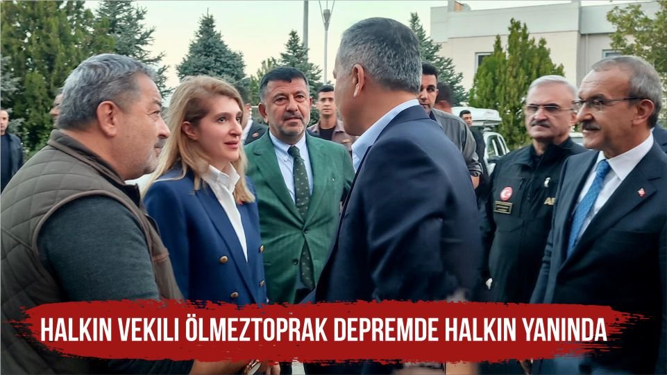 Halkın Vekili Ölmeztoprak Malatya’da, Depremzedelerin Yanında