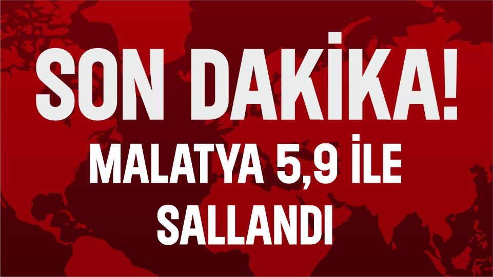 Malatya'da 10:47 sıralarında deprem