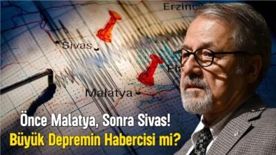 Sivas'ta bugün 10 dakika arayla 4.7 ve 4.1 büyüklüğünde iki