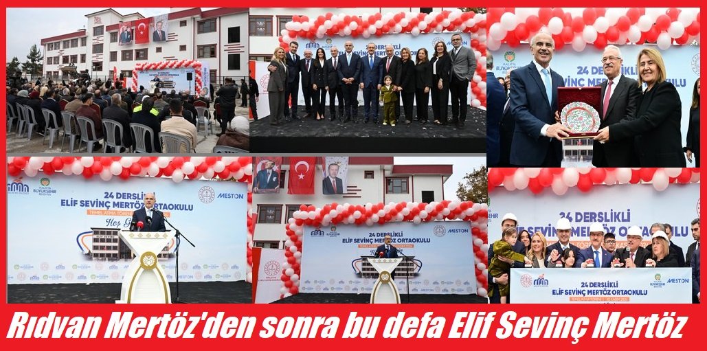  Elif Sevinç Mertöz Orta Okulunun Temeli Atıldı