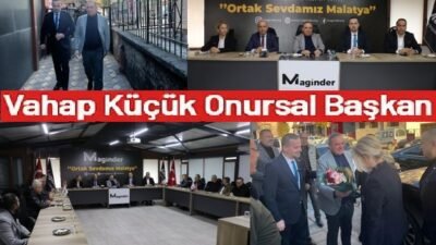 Uğur Hanbey Aladağ…:Malatya Olay…:
MAGİNDER onursal başkanı iş dünyasının öncülerinden olan