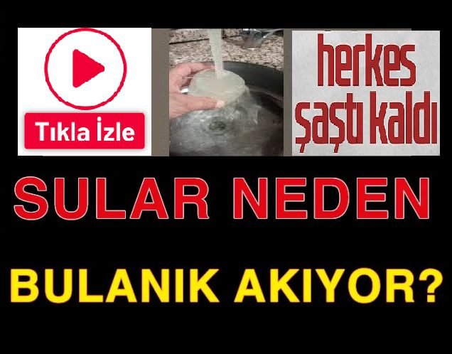 Vatandaş İçme Suyunun Bulanık Akmasından Şikayetçi 1