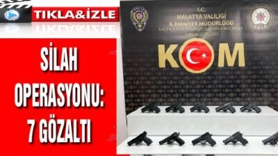 Ali Aladağ…:Malatya Olay…:
Son dakika…Sıcak haber… Malatya’da Silah Kaçakçılığı  Ticaretine Darbe