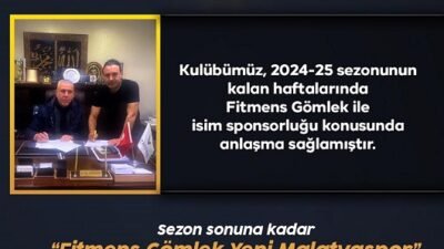Ali Aladağ…:Malatya Olay…:
Yeni bir antlaşma sağlandı…Yeni Malatyaspor’un ismi değişti. Bundan