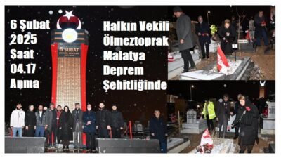Ali Aladağ…:Malatya Olay…:
6 Şubat 2023 tarihinde meydana gelen depremlerin ikinci