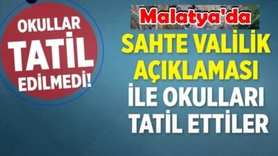 Ali Aladağ…:Malatya Olay…:
Son dakika…Sıcak gündem…Her şeyin sahtesi çıktı ortaya…Malatya’da sahte