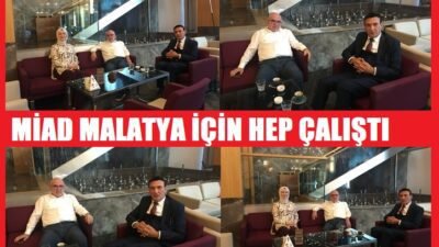 Ali Aladağ…:Malatya Olay…:
Günün haberi...MİAD Başkanı Yunus Akdaş ve MİAD Yüksek