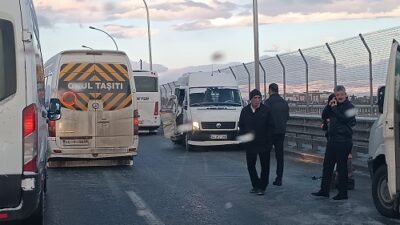 Ali Aladağ…:Malatya Olay…:
Don ve buz tutan köprü yolunda zincirleme trafik