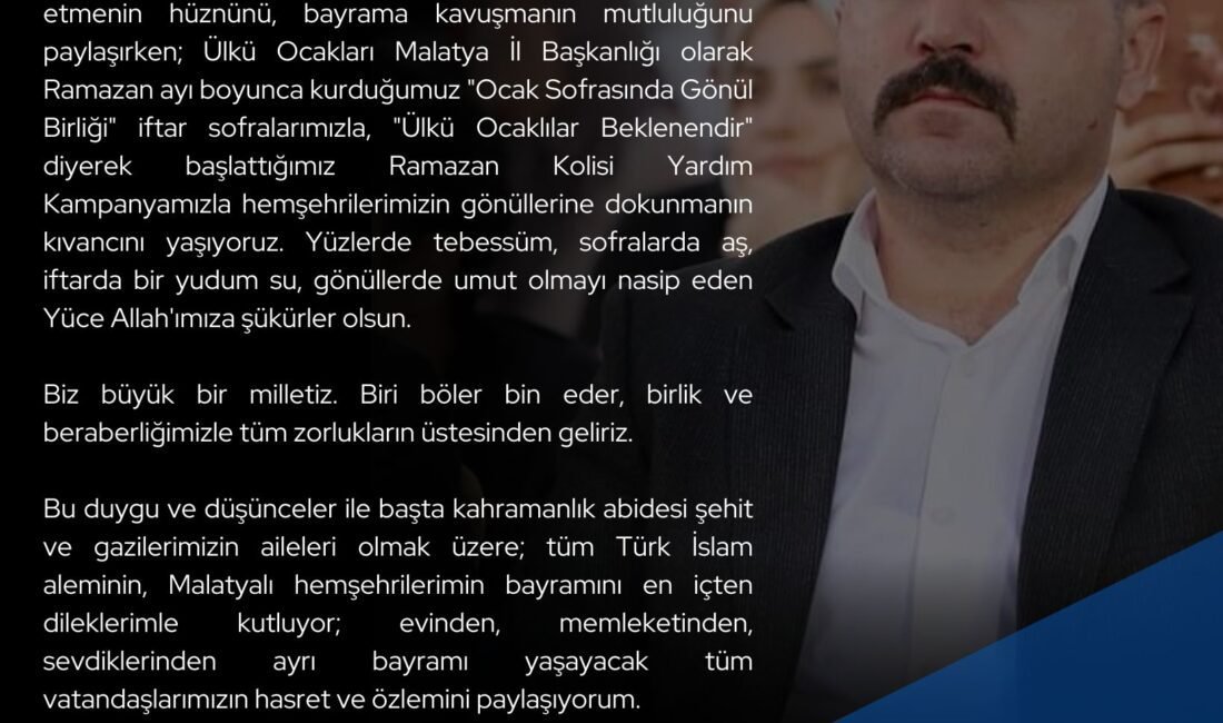 Ali Aladağ...:Malatya Olay...:
Ülkü Ocakları Malatya İl Başkanı Turgay Şengönül Ramazan