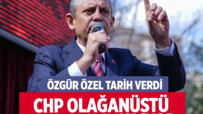 CHP Genel Başkanı Özgür Özel, parti tüzüğünün verdiği yetkiyi kullandığını