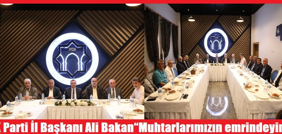 Uğur Hanbey Aladağ…: Malatya Olay…:
AK Parti Malatya İl Başkanı Ali