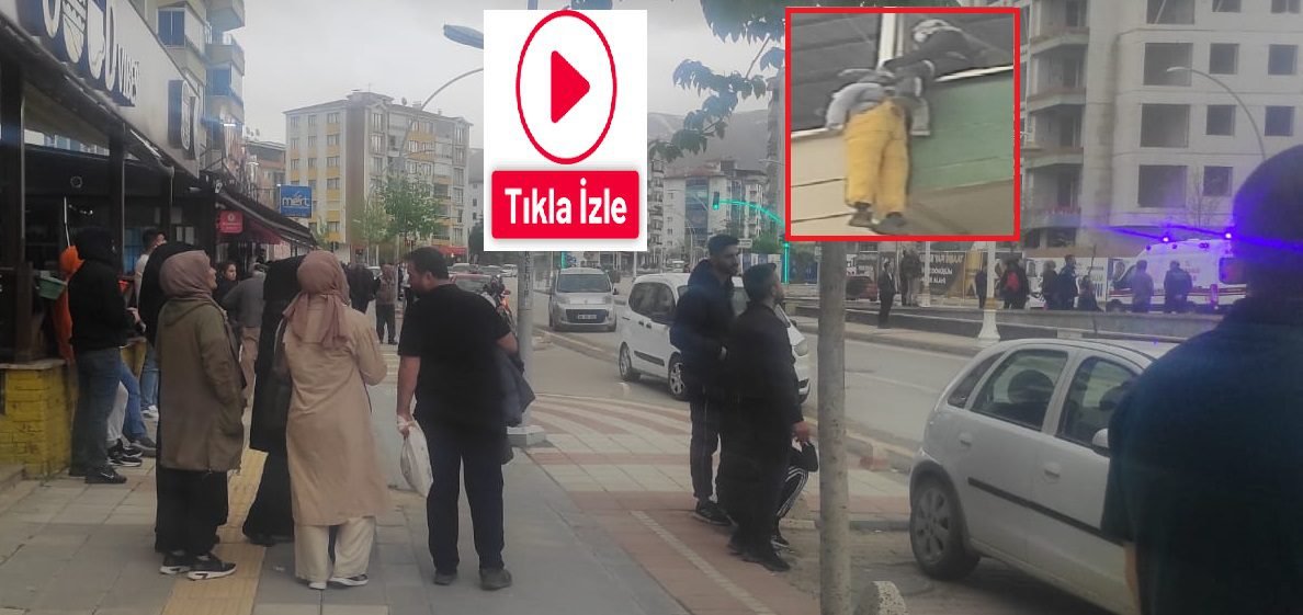 Vatandaşlar intihar girişimini izlerken yoğun önlem dikkat çekti 3