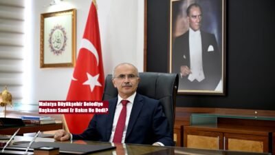 Ali Aladağ…:Malatya Olay…:
Sıcak haber...Malatya Büyükşehir Belediye Başkanı Sami Er, “6
