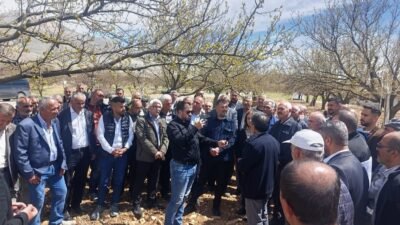 Ali Aladağ…:Malatya Olay…:
Malatya'da Don Felaketi sonrası Doğanşehir’de üreticilerle biraraya gelen