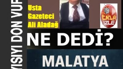 Uğur Hanbey Aladağ…:Malatya Olay…:
Malatya 6 Şubat depremlerinden sonra bir felaketi