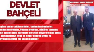 Ali Aladağ…:Malatya Olay…: 
Milliyetçi Hareket Partisi Genel Başkanı Devlet Bahçeli, PKK