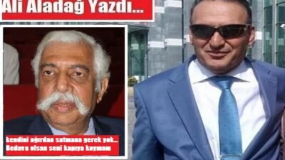 Ali Aladağ...:Malatya Olay Haber...:
Biri daha çıktı…Zurnanın zırt dediği delikten…Senin kendini