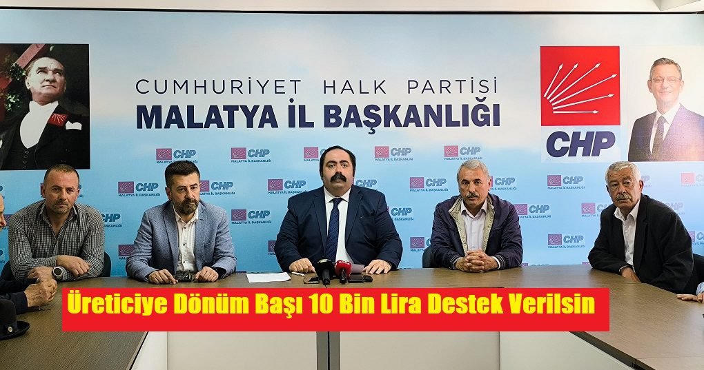 Ali Aladağ…:Malatya Olay…:
Cumhuriyet Halk Partisi (CHP) Malatya İl Başkanı Barış