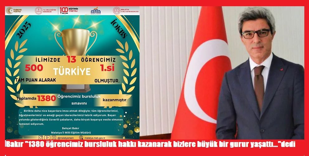 Uğur Hanbey Aladağ…:Malatya Olay Haber…:
Millî Eğitim Bakanlığı tarafından düzenlenen 2025