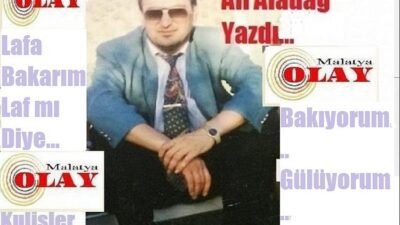 Ali Aladağ…:Malatya Olay Haber…:
Günün gündemi…Bizde köşemize taşıdık…Atilla Katipoğlu X hesabından
