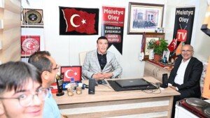 Malatya Büyükşehir Belediye Başkanı Sami Er, Malatya Olay Haber’i Ziyaret etti 2 111AEMPk0