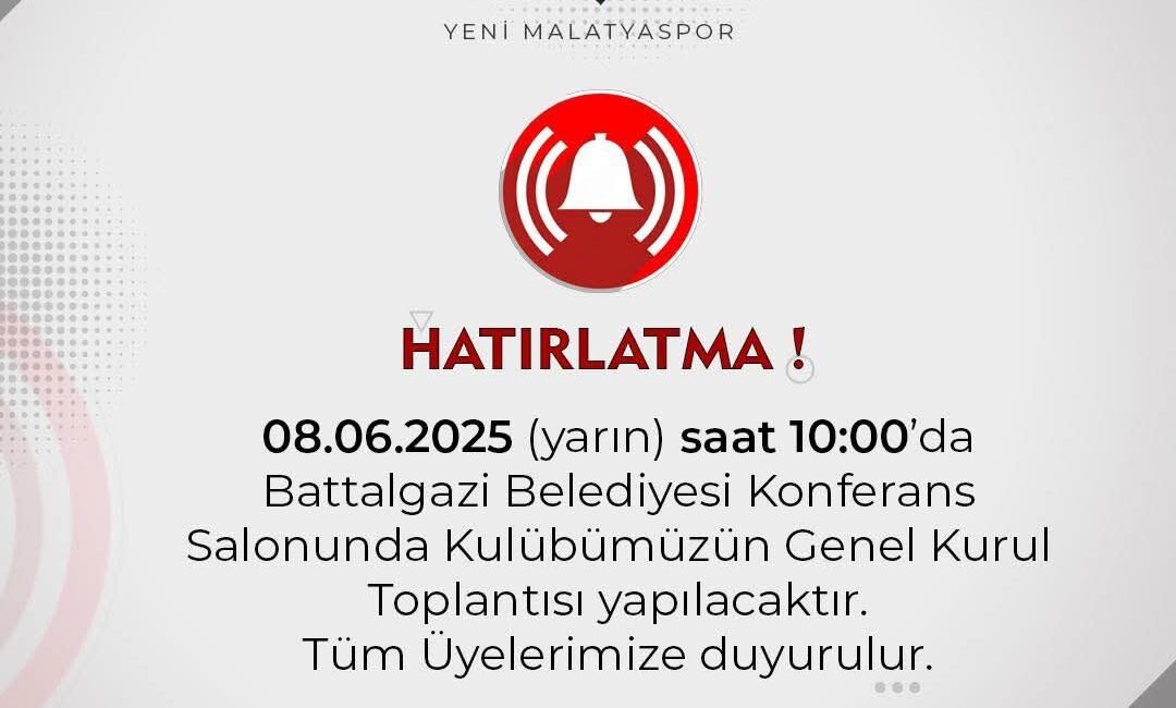 Mehmet Şahin Malatya Olay Haber Yeni Malatyaspor Kongreye gider iken