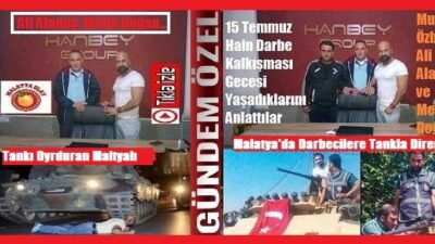 Ali Aladağ…:Malatya Olay Haber…:
9 yıl önce bugün...Hain FETÖ darbesine darbe