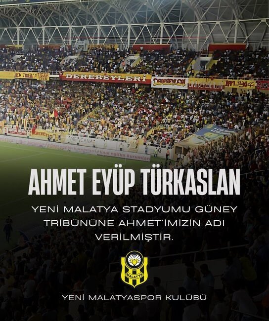 Ali Aladağ…:Malatya Olay Haber…:
Son dakika…Sıcak gelişme…Anlamlı bir karar...Yeni Malatyaspor’da deprem