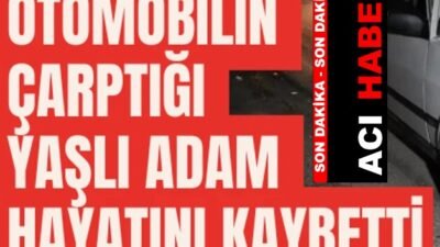 Ali Aladağ…: Malatya Olay Haber…:
Son dakika…Acı haber…:Malatya’da otomobilin çarptığı 83