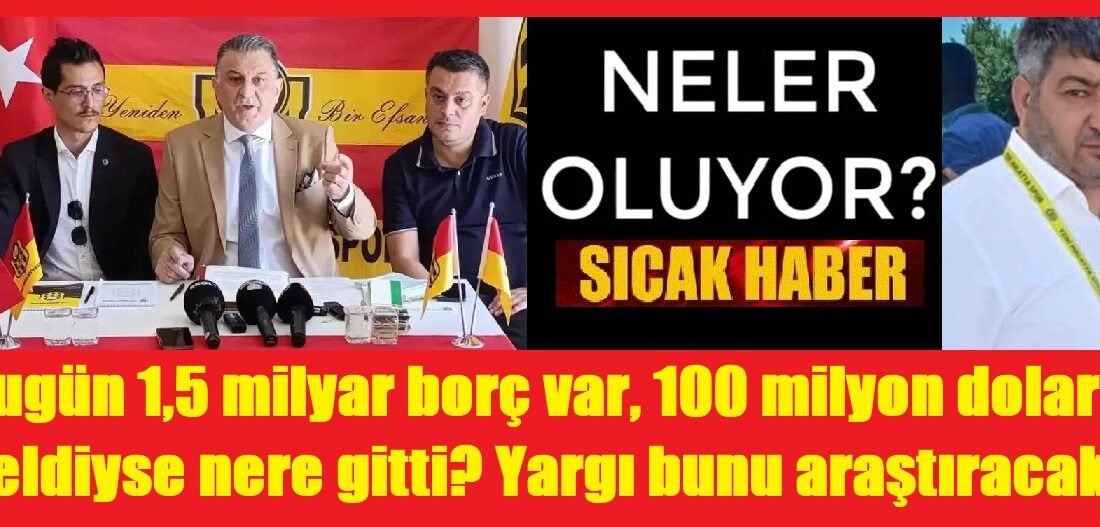 Ali Aladağ…:Malatya Olay Haber…:
Son dakika…Sıcak haber...Gelinen nokta...Yeni Malatyaspor’da kılıçlar çekildi…Mahkemelik