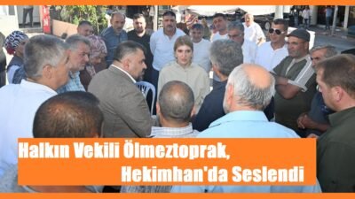 Ali Aladağ…: Malatya Olay Haber…:
Siyasette günün öne çıkan haberi...Halkın Vekili