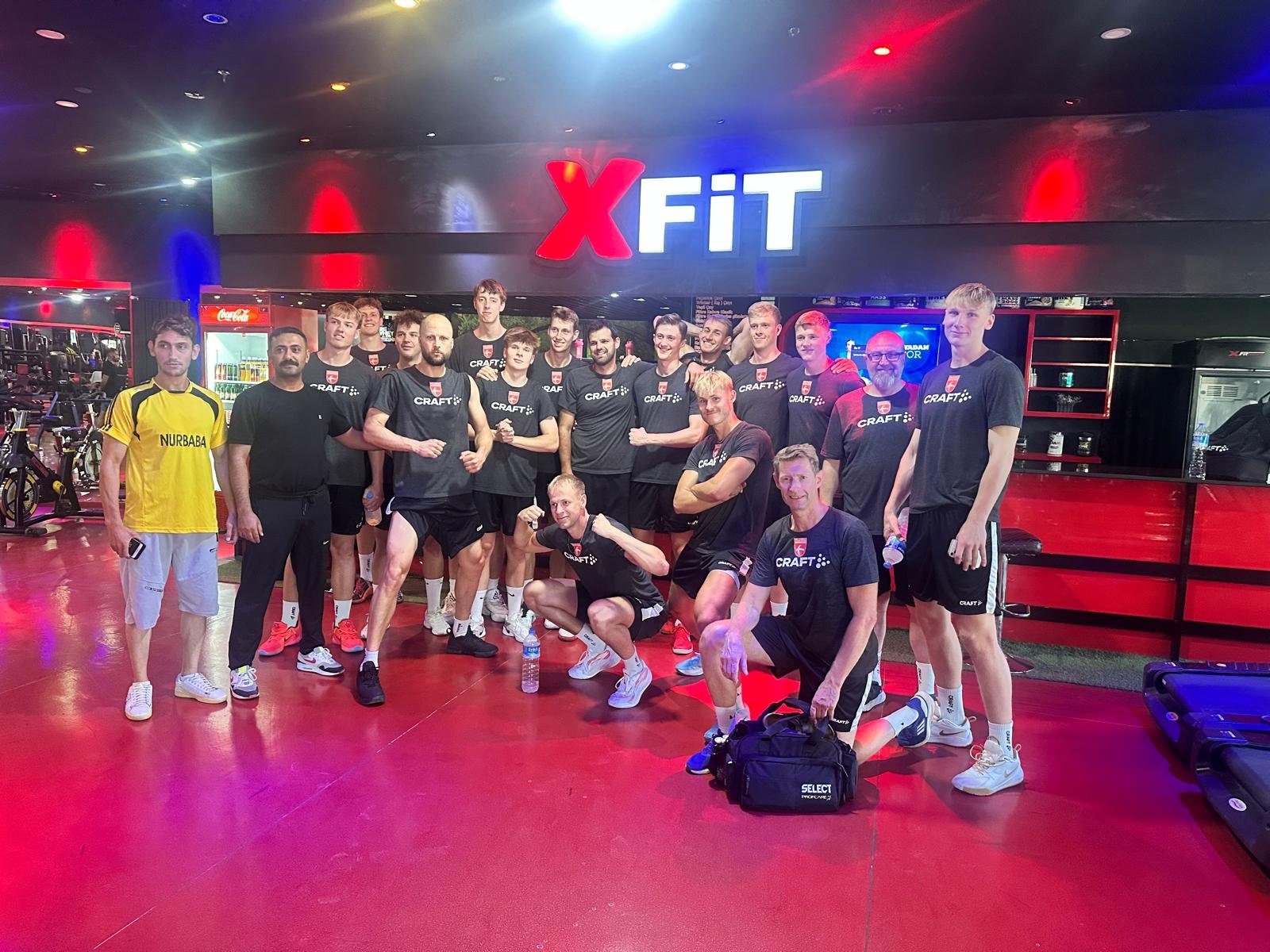 Danimarka Milli Takımı, Malatya’da hazırlık için X Fitness Spor Kompleksi’ni