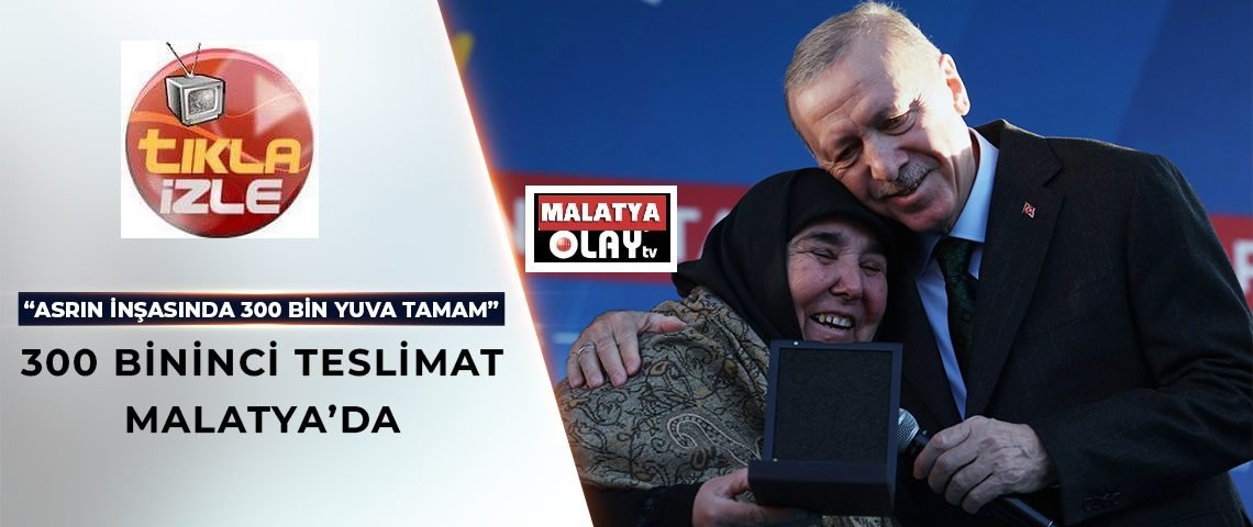 Ali Aladağ…: Malatya Olay Haber…:
Geri sayım başladı...Malatya’da düzenlenecek törende, Cumhurbaşkanı