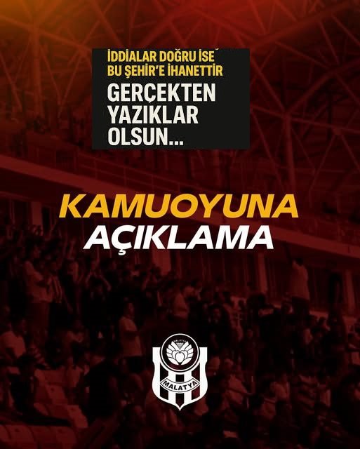 Ali Aladağ…: Malatya Olay Haber…:
Son dakika…Şok açıklamada…Yeni Malatyaspor Kulübü yöneticilerinden