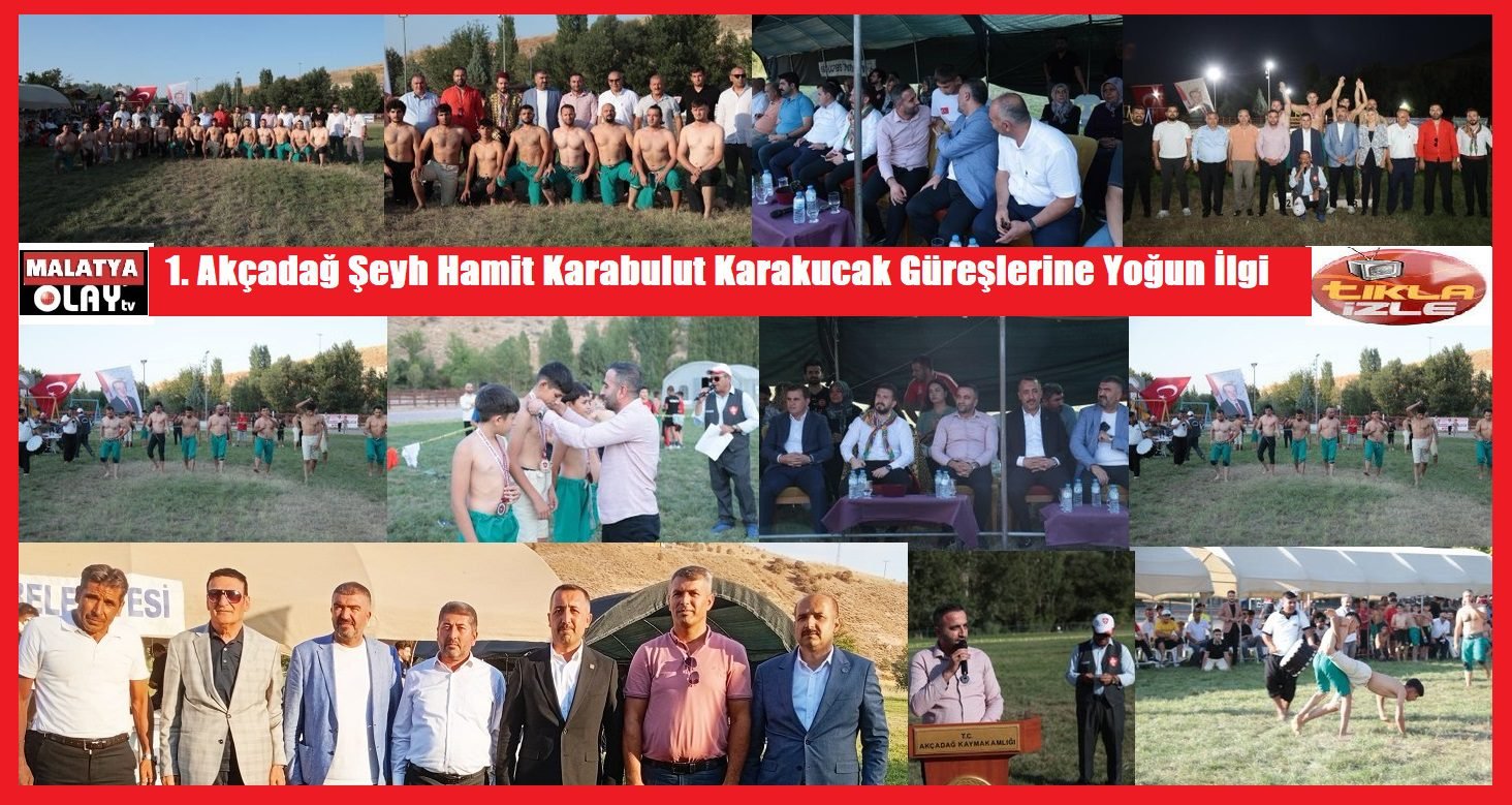 Ali Aladağ…: Malatya Olay Haber…:
Günün öne çıkan güreş haberi…Malatya'nın Akçadağ