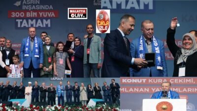 Ali Aladağ…: Malatya Olay Haber…:
Cumhurbaşkanı Recep Tayyip Erdoğan, Malatya’da 300