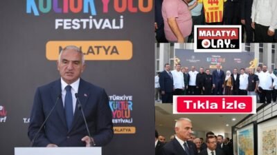 Malatya’da Kültür Yolu Festivali Başladı… Filistin’e Saygı Duruşu… Ali Aladağ…: