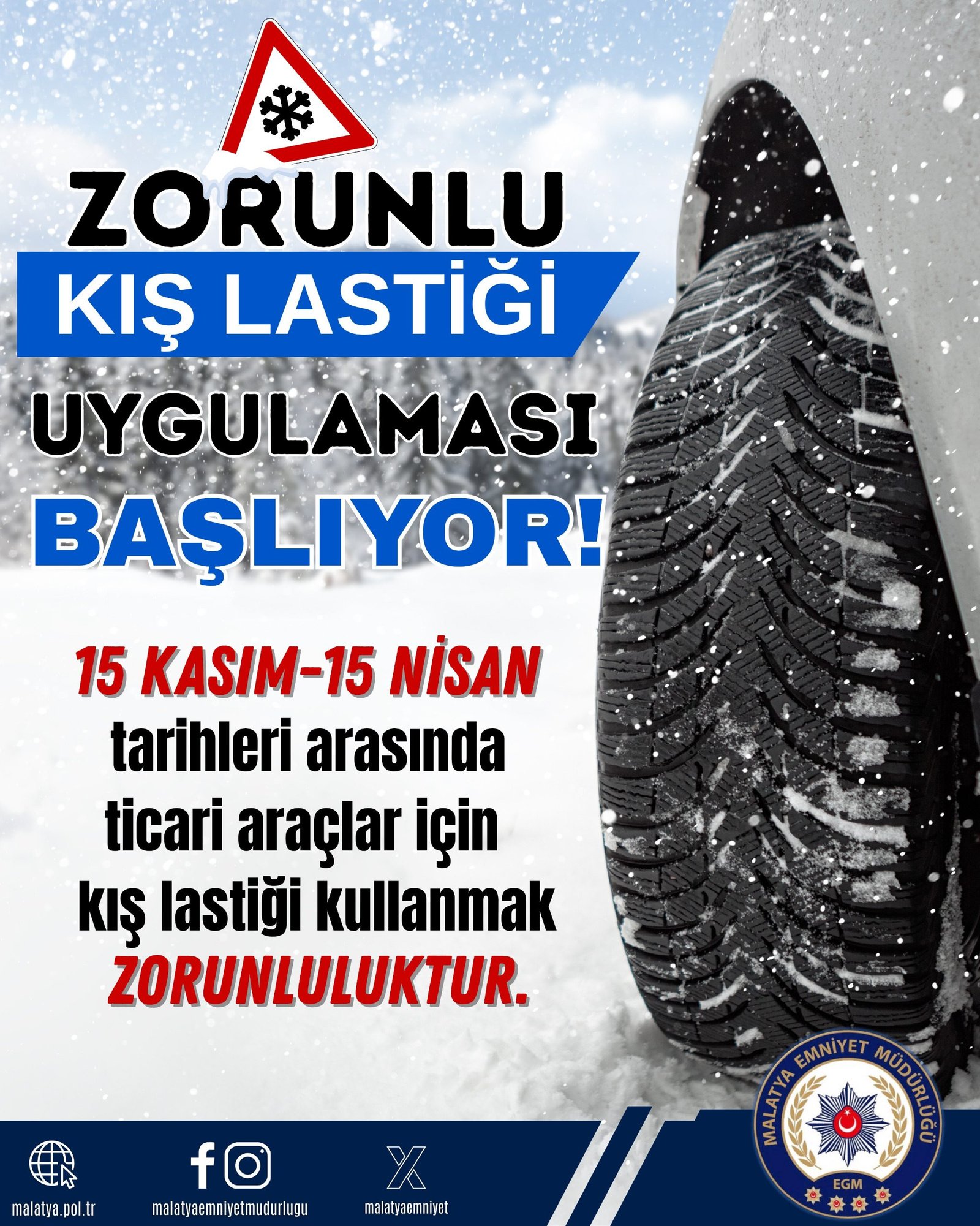 Kış Lastiği Kullanımı 15 Kasım’da 3 Kış Lastiği Kullanımı 15 Kasım’da 2