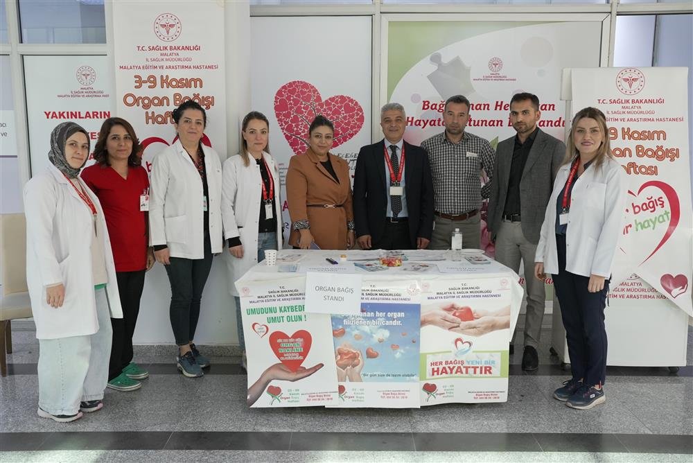 Uğur Hanbey Aladağ…:Malatya Olay Haber…:
3–9 Kasım Organ Bağışı Haftası kapsamında